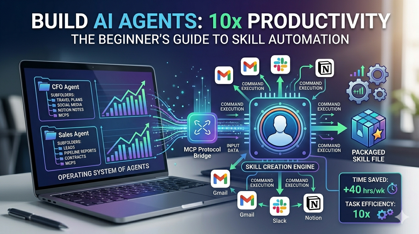 How to Build AI Agents: The Complete Beginner’s Guide to 10x Productivity in 2026