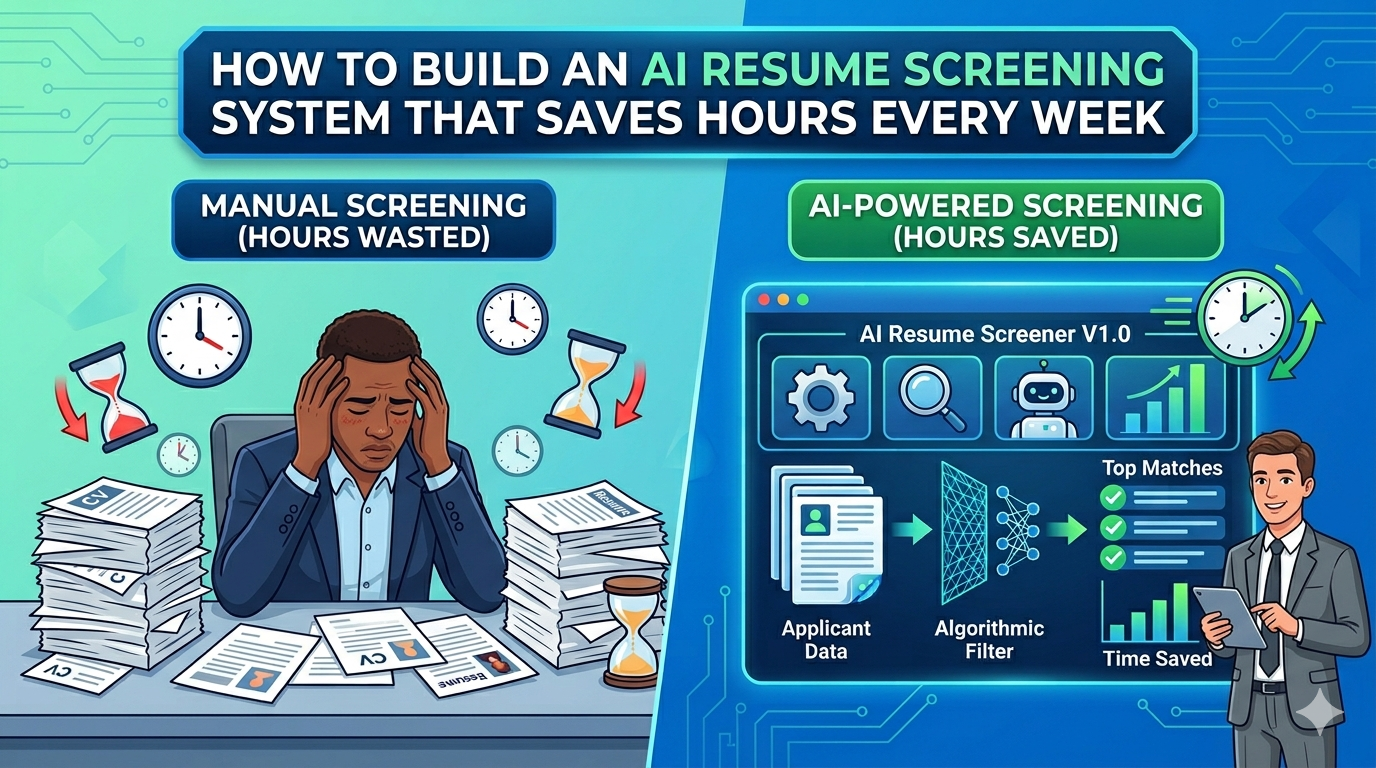 How to Build an AI Resume Screening System That Saves Hours Every Week
