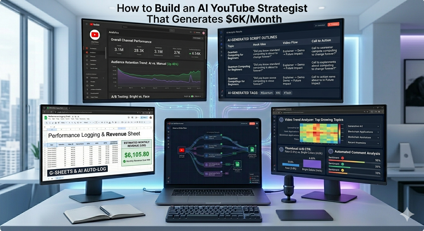 How to Build an AI YouTube Strategist That Generates $6K/Month