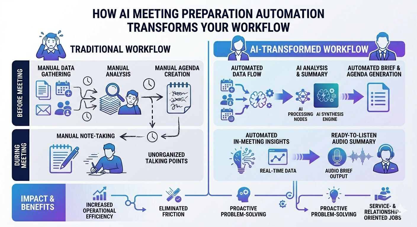 How AI Meeting Preparation Automation Transforms Your Workflow